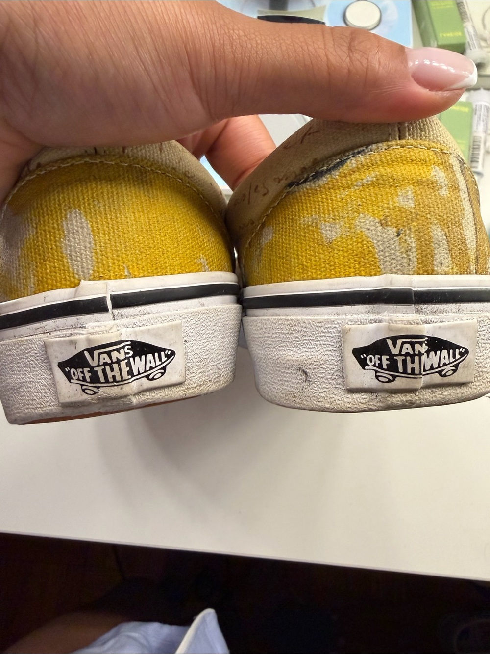 Vans Yellow Van Gogh Museum Slip-On Sneakers - Picture 3 of 3